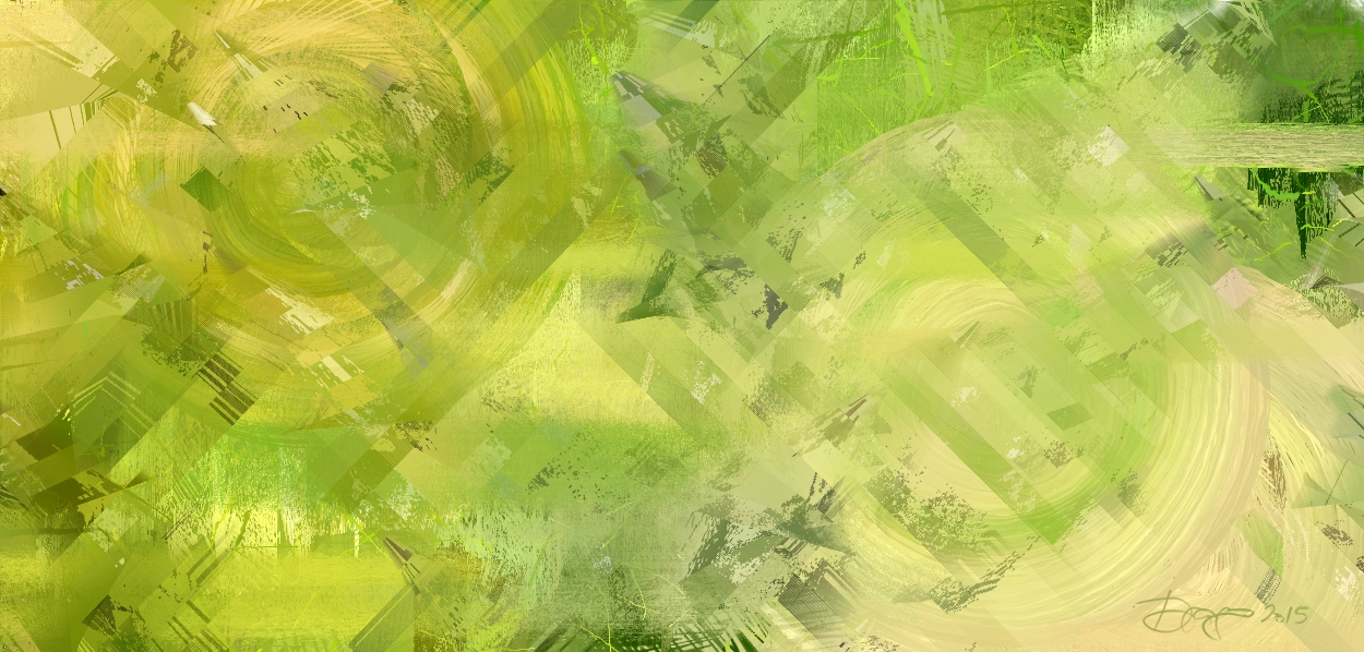 abstract green city